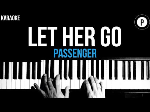 Passenger – Let Her Go Karaoke SLOWER Acoustic Piano Instrumental Cover Lyrics