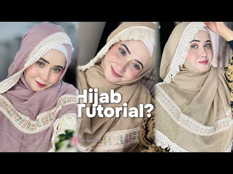 Eid special New Hijab Tutorial 🧕