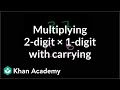 Mastering 2-Digit by 1-Digit Multiplication with Carrying