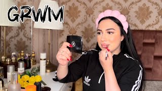 GRWM !! تجهّزوا معي ، مكياجي لي كايعجبكم .. عطر الشعر شوفو هدشي لي لبست شحال فْنّْ 🥹♥️