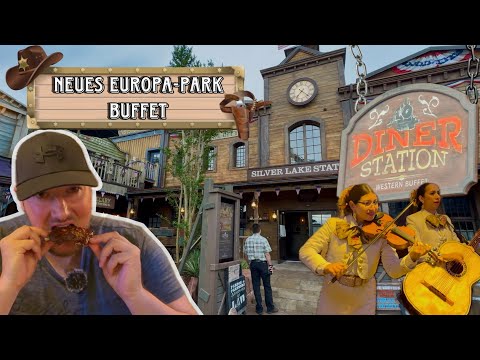 I'm testing the new DINER STATION in SILVER LAKE CITY! AFFORDABLE EUROPA-PARK buffet for families