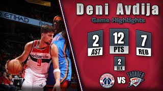 Deni Avdija Full Game Highlights VS The OKC Thunder