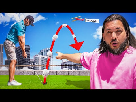On joue au Golf sur un Rooftop à Miami !