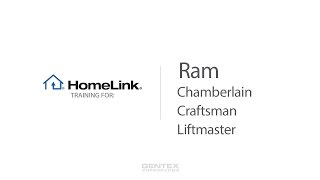 Ram HomeLink Training - Chamberlain, LiftMaster and Craftsman video poster