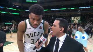 Giannis Antetokounmpo (31 Pts, 17 Reb) PostGame Interviews | Leads Bucks def. 76ers 119-98