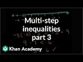Solving Multi-Step Inequalities in Algebra