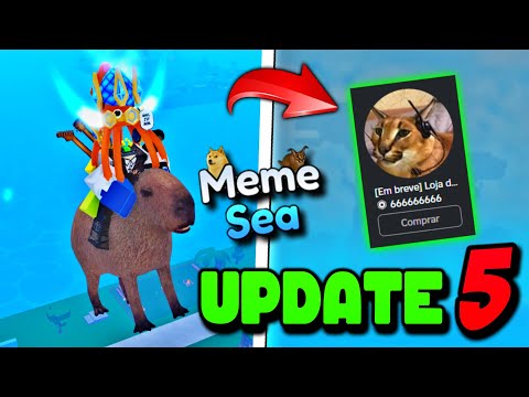 UPDATE 5 MEME SEA , NOVA ILHA, NOVA FRUTA E NOVO PASSE - ROBLOX