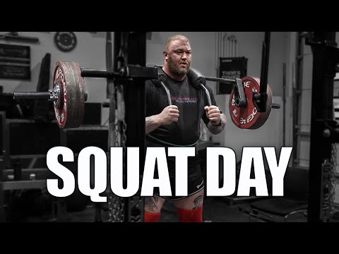 Squat & 1109lbs sled drag! Road to Arnold Strongman Classic