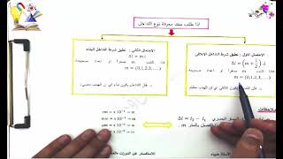 حل امثلة الفصل الخامس (بالتفصيل) | البصريات الفيزيائية | فيزياء السادس علمي