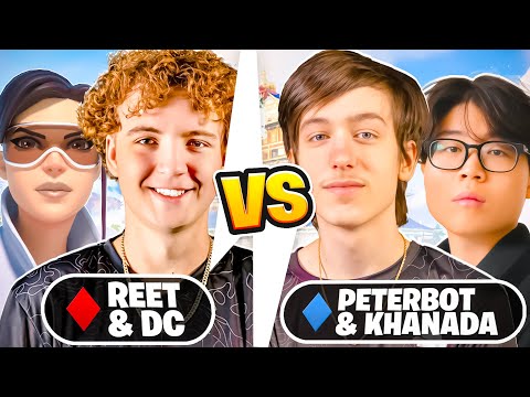 Reet & Dc VS Peterbot & Khanada ULTIMATE 2v2 BoxFights!