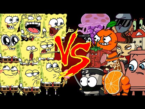 SpongeBob Kills Compilation #1   Italian Brainrot Collection Part  1