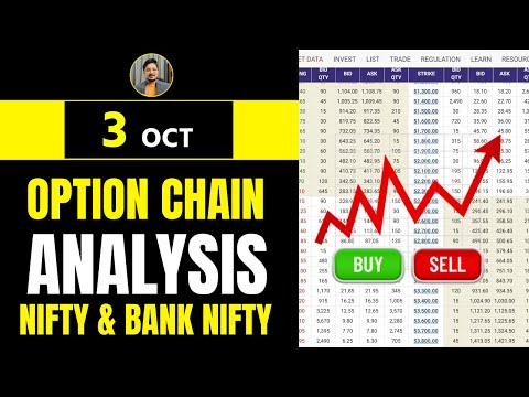 Option Chain Analysis 3 OCT | NIFTY BANK NIFTY Today | Nifty Option Chain Data | BankNifty Today