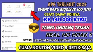 APK TERLEGIT 2023 !! CUMA NONTON VIDEO 5 DETIK DIBAYAR 150 RIBU - EVENT BARU BIGOLIVE MIRIP TIKTOK