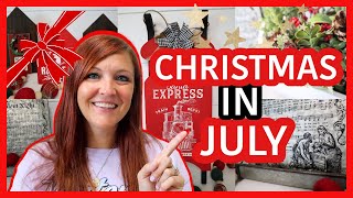 🎄Christmas in July on a Budget – Thrifted Decor DIYs 2025