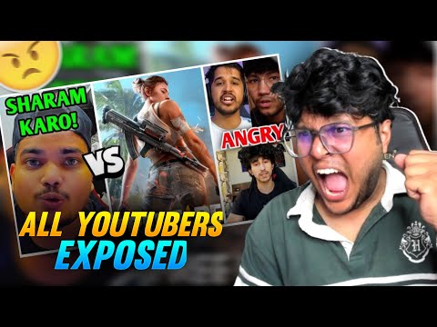 All Big Youtubers Exposed 😡 Bring Free Fire India 🇮🇳