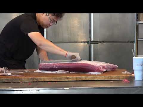 Unseen Before! Taiwan’s Next-Level Tuna Cutting Precision! 🐟⚡🔪 #MasterChef #tuna