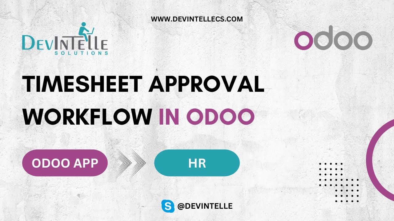 How To Create Timesheet Approval Workflow In Odoo | Timesheet Management | 12.01.2021

Implement a structured Timesheet Approval Workflow in Odoo to manage employee work hours with better control and accuracy.
