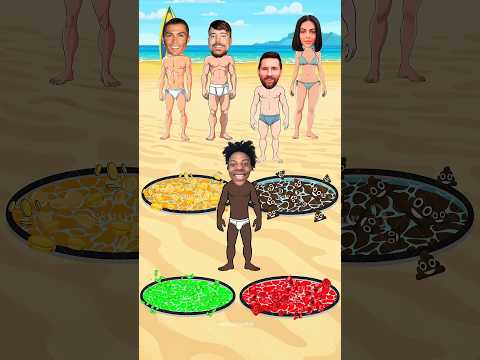 Who gets the golden pond? Messi Neymar Ronaldo | #football #cr7 #shorts