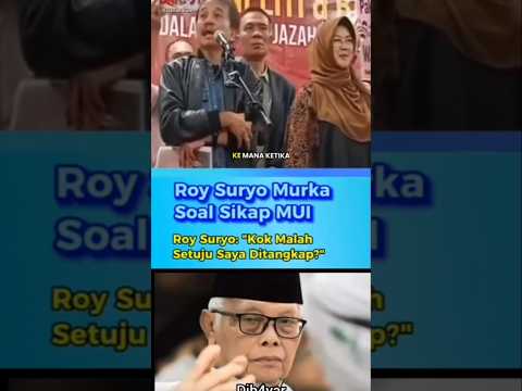 Nampar banget, Roy suryo senggol MUI #roysuryo #ijazahpalsu #mui
