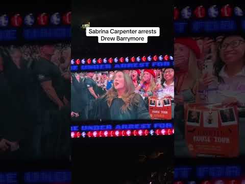 Sabrina Carpenter Arrests Drew Barrymore