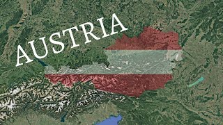 Austria Flag Map Speedart (In Earth) (Remake)
