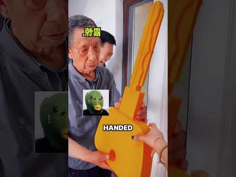 Grandpa vs Giant Things 🤯👀 | #funny #trending #shortsfeed