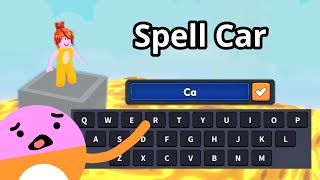 Roblox spelling race…