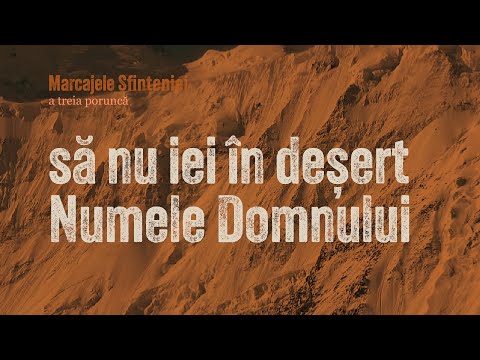 Să nu iei în deșert Numele Domnului – Porunca 3
