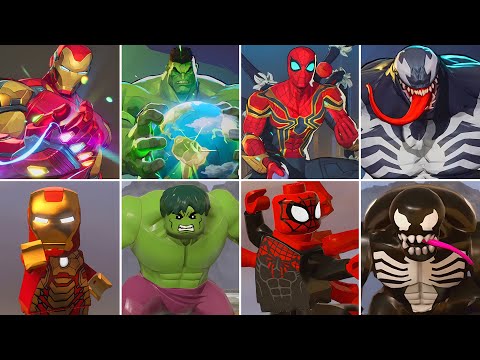 Marvel Rivals vs LEGO Marvel Superheroes Side by Side