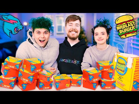 Пробую БУРГЕРЫ  Мистера Биста 🍔 MrBeast Burger