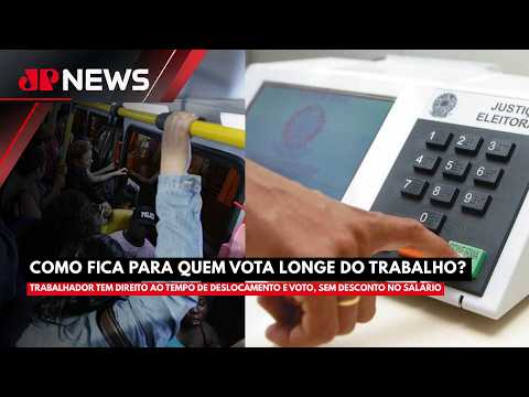 VOTAÇÃO: Como ficam os trabalhadores que votam em outros municípios? Fonte: Jovem Pan News Litoral