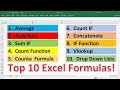 Excel Functions and Formulas