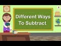 Subtraction Concepts and Techniques
