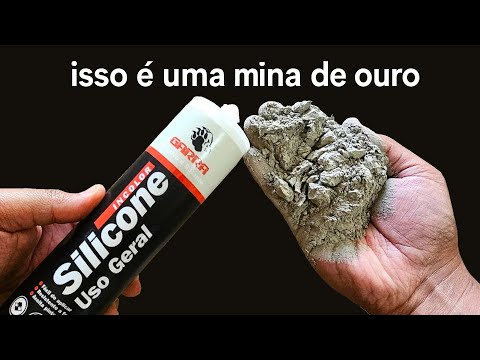 Morria e não sabia Misture silicone com cimento e não precisa mais pagar uma fortuna