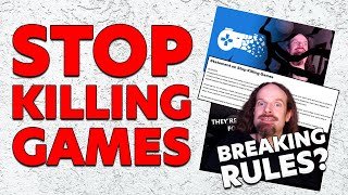 Stop Killing Games Accused of Breaking the Rules - Inside Games Daily