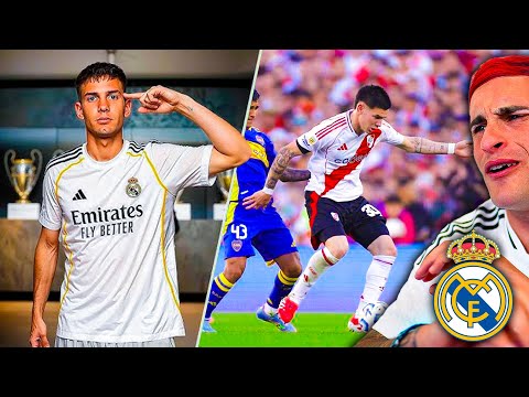 REACCIONANDO a FRANCO MASTANTUONO *Nuevo MESSI del REAL MADRID de 17 AÑOS*