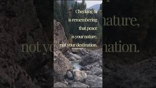 What if peace isn’t a destination.