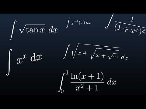 Absolutely Amazing Integrals (Compilation)