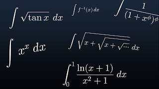 Amazing Integrals Compilation