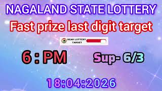 First Prize Last Digit 18/04/2026 Nagaland State Lottery Target Number Lottery Sambad Target Number