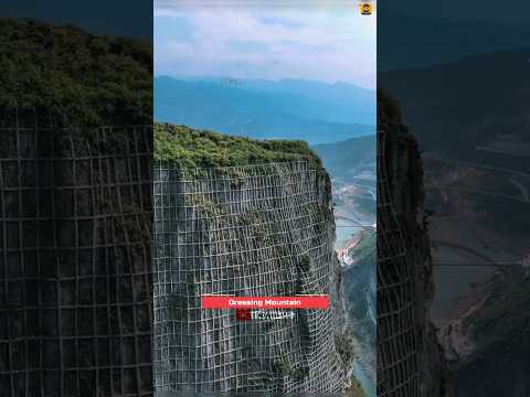 Dressing Mountain | Science Behind rockfall mitigation #shorts