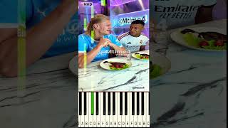 Mbappé Thought Haaland’s Tongue Was Real 😱🤣 - Piano #parody #football #haaland