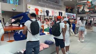Busy time in the French Open Official Gift Shop