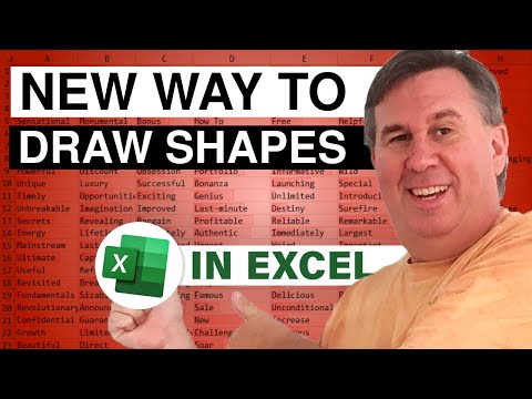 Excel Draw Perfect Shapes With Draw And Hold Gesture - Episode 2659