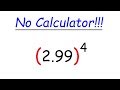 Estimating Powers Using Calculus