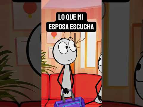 LO QUE ESCUCHA MI ESPOSA #humor #pensandoenvozalta #memes #artedigital #comedia #dibujoscreativos