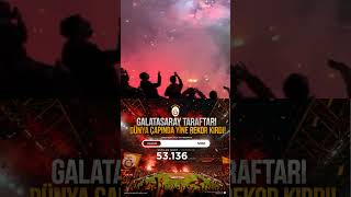 🔥 Galatasaray Taraftarı Yine Tarih Yazdı! Dünyada Eşi Yok!