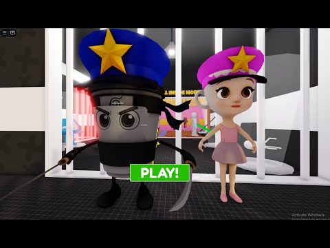 ☕️BALLERINA CAPPUCCINA'S FAMILY PRISON RUN ESCAPE! #roblox #scarryobby