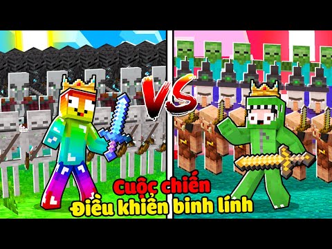 MINI GAME : CUỘC CHIẾN ĐIỀU KHIỂN BINH LÍNH ** CHIẾN THUẬT ĐÁNH TRẬN CỦA VUA NOOB