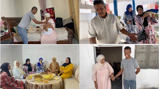 سارة الحبيبة جات وجابت معها الفرحة 🥺جيراني جاوا يباركولي 🤲معرفنا واش نأجلوا السابع ولا لا 🤔